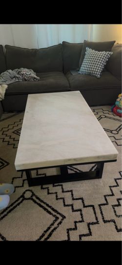 Marble coffee table