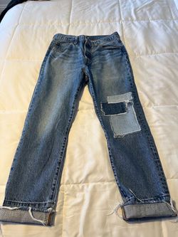 Distressed Patched Levi’s