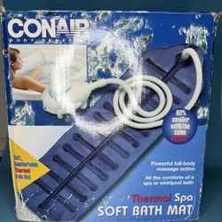 Conair Body Benefits Thermal Spa Soft Bath Mat MBTS2NW Tub Home Whirlpool Bath