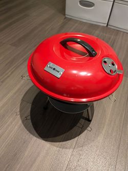 Gas One Portable Charcoal Grill Red