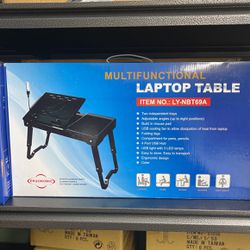 Multifunctional Laptop Table w/ Light