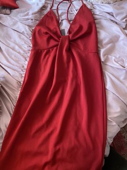 Red dress