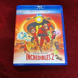 Incredibles 2 Disney pixar Blu-ray Dvd & Bonus