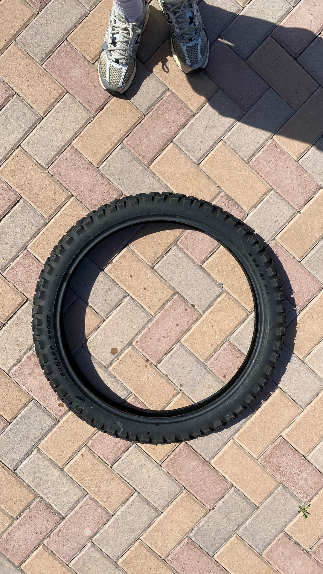 Dunlop tires front and rear dirtbike