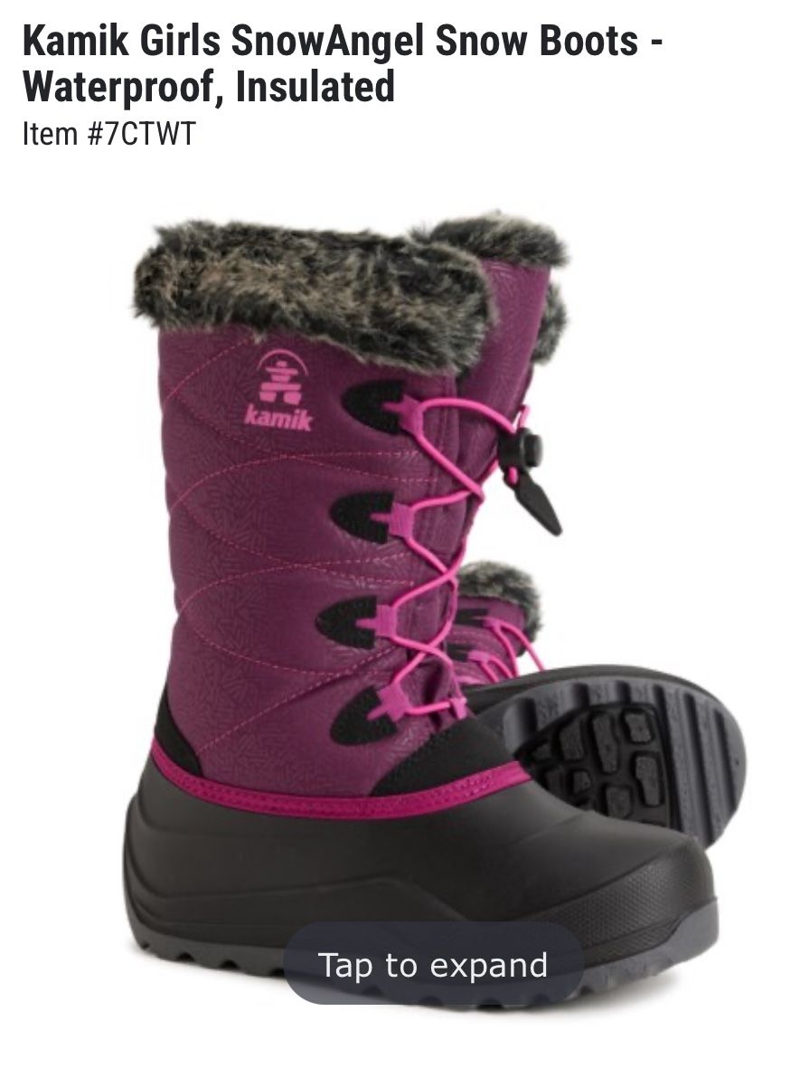 KIDS KAMIK SNOW BOOTS
