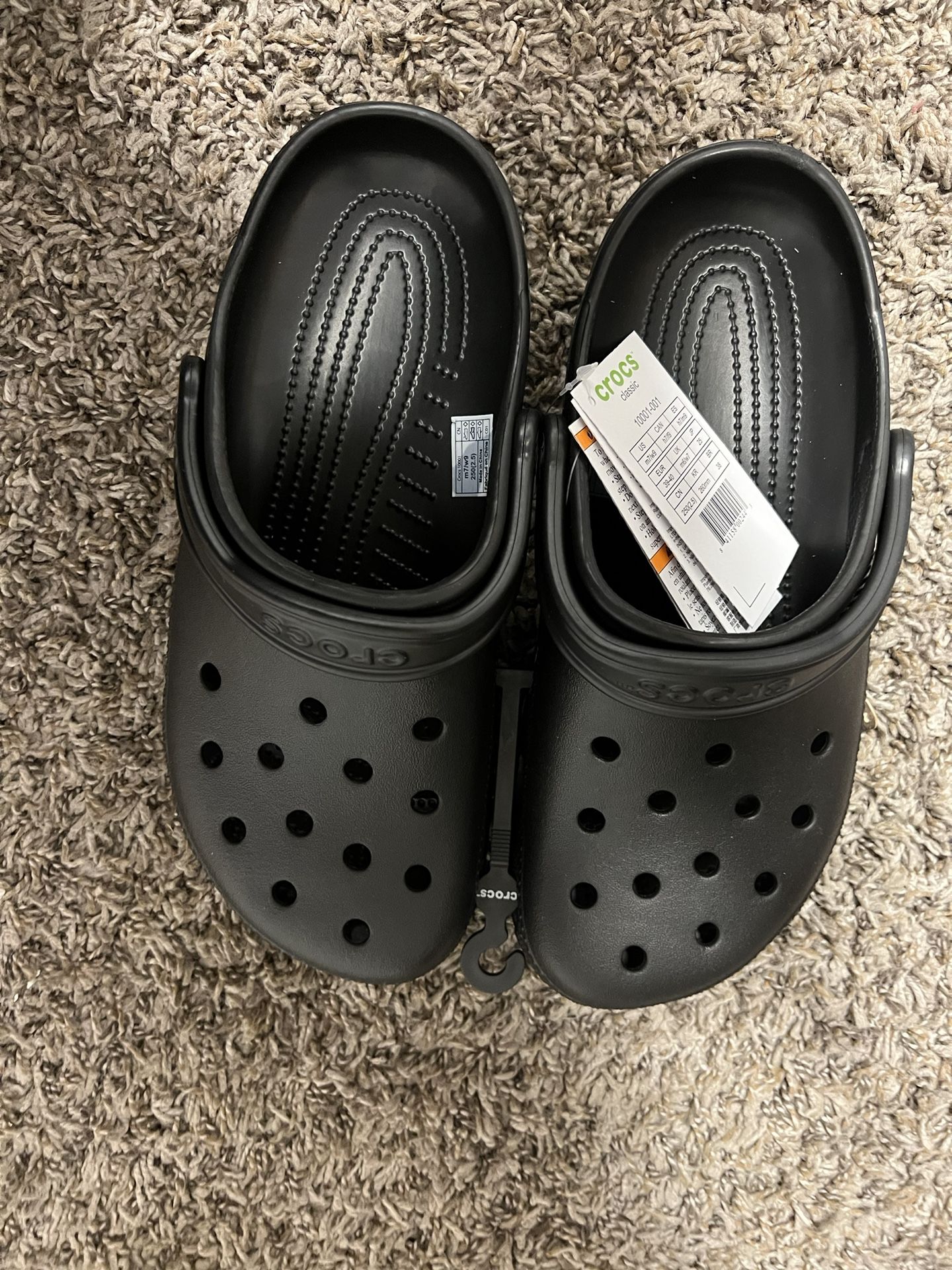 Brand new Black crocs
