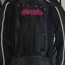 Women Leather Scorpion  Jacket