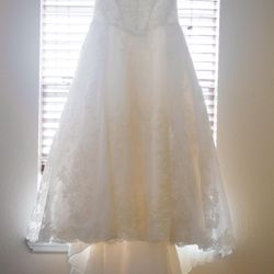 Plus size wedding dress
