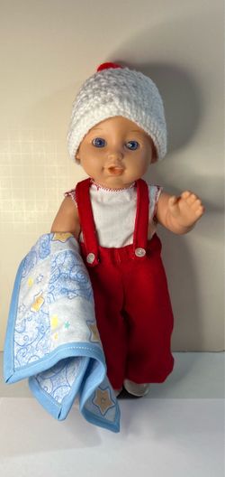 Baby Doll with Outfit and Blanket