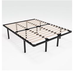 Queen Slat Bed Frame, Adjustable