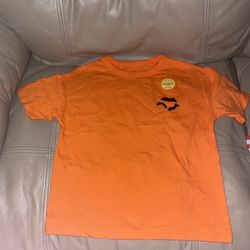 Orange Kids Halloween T-Shirt Cat & Jack XS Xtra Small Size NWT Unisex Spooky