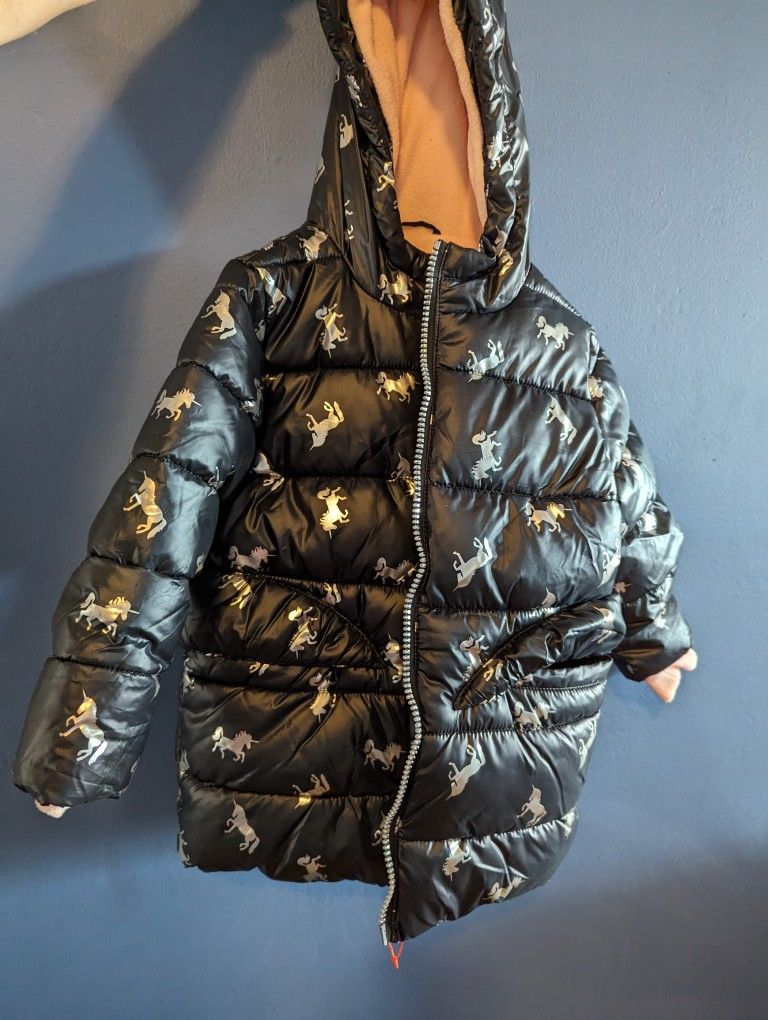 Unicorn Puffer Jacket 2T
