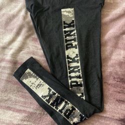 Victoria secret cheap pink bling leggings