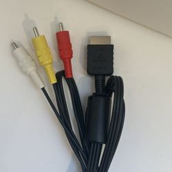 Genuine Sony OEM RCA AV Audio/video Cable For PlayStation PS1 PS2 PS3 6Z