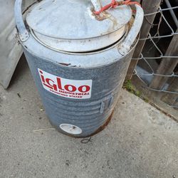 Classic Igloo Water Can.  Outside Galvanized Metal 60.00