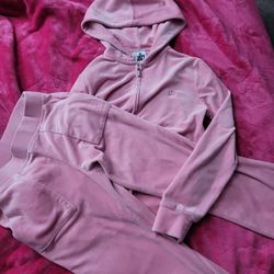 Pink Juicy Couture Jacket and Pants Set