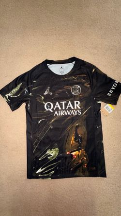 PSG Jordan Night Edition 5th kit D.Doué 14 size:Small