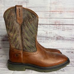 Ariat Maverick Leather Work Boot Style 10014228 Men’s Size 8 D Slip Resistant