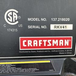 Craftsman Table Saw