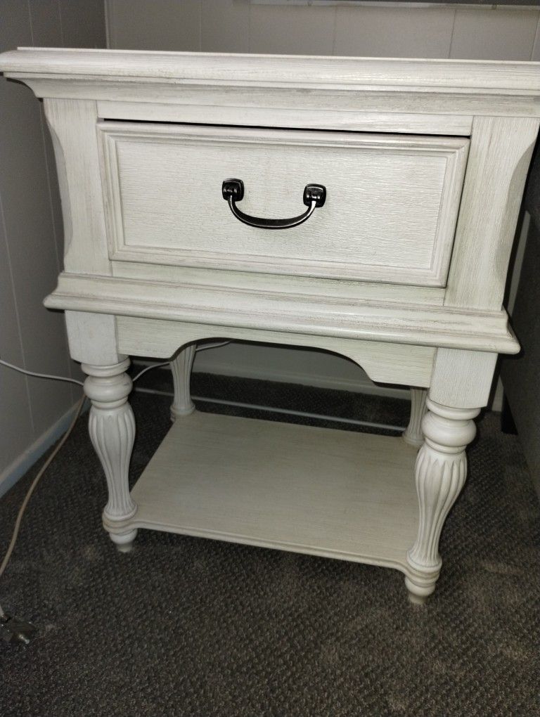 Antique White Liberty Furniture Bayside Nightstand