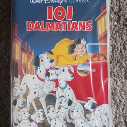 Walt Disney Classic 101 Dalmatians VHS Never Opened With Walt Disney Sticker Seal