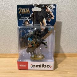 Legend Of Zelda Breath Of The Wild Link Rider Amiibo Nintendo Switch New