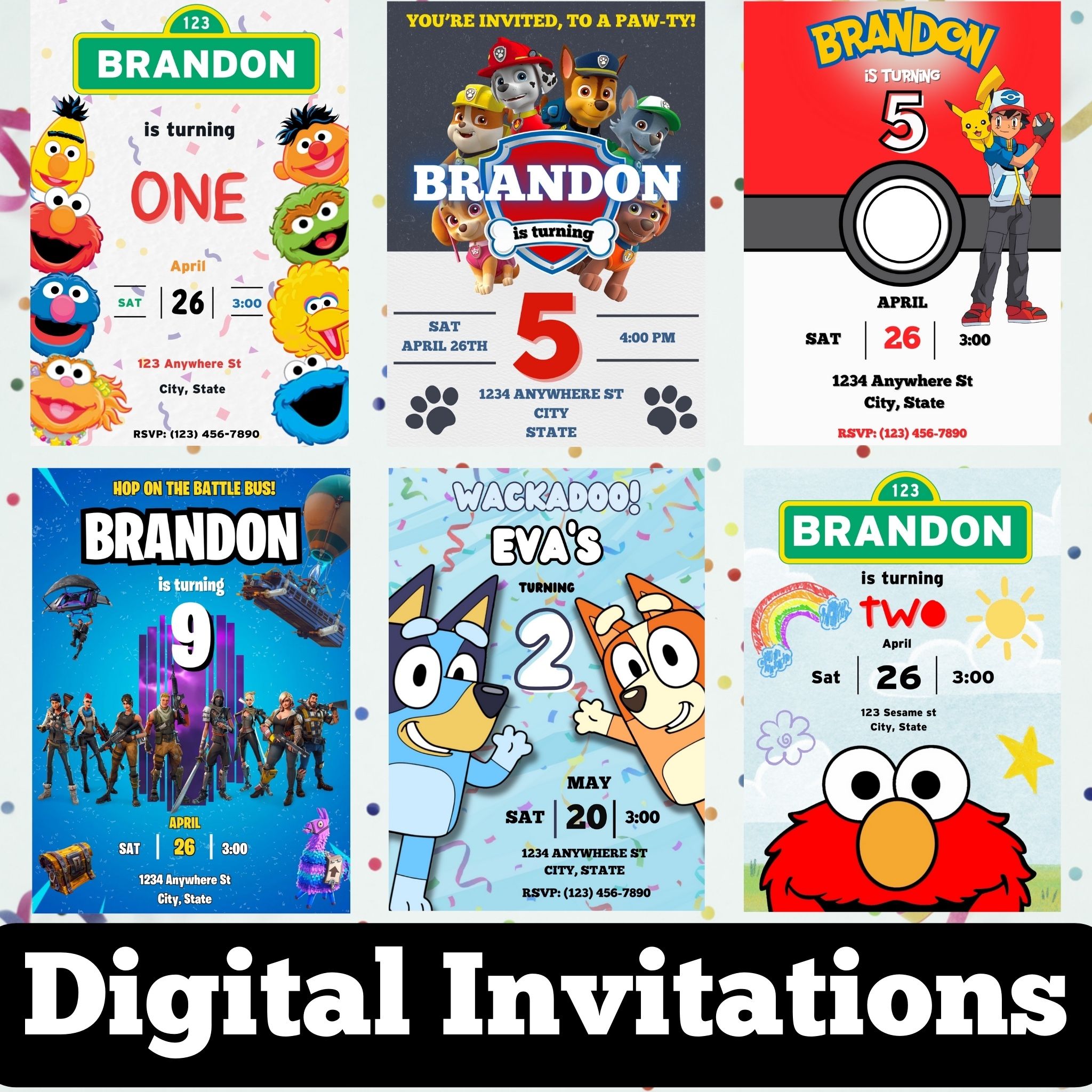 Birthday Invitations