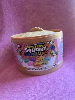 Brand new authentic rms jumbo mystery squishy dumpling gold glitter edition   NEW EDITION!