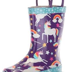 Unicorn Dreams Rain Boot, 5 For Kids