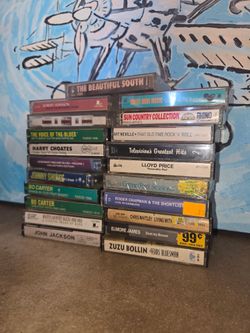 Vintage Blues, Roots & Folk Cassette Tape Collection (19 Tapes) – Yazoo, Rhino, Columbia