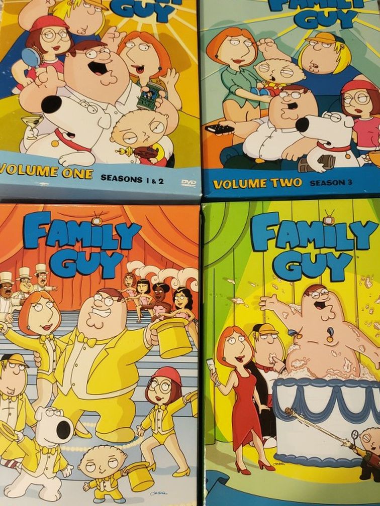 Family Guy DVD Sets Volumes 1-4