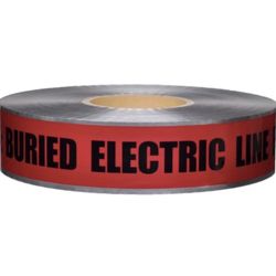 Underground Detectable Safety Tape For Buried Power Line