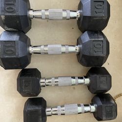 100lbs Worth Of Dumbbells 