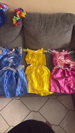 3 two piece princess dresses