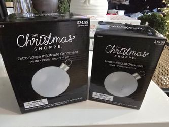 Inflatable White Ornaments For Outdoor And Indoors