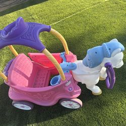 Little tikes princess horse and carriage