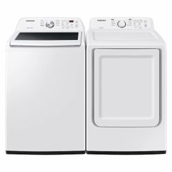 Samsung top load washer and gas dryer brand new in a box