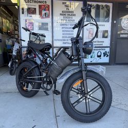 Electric Bike With Mountain Tires 