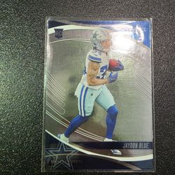JAYDON BLUE COWBOYS ROOKIE PANINI NFL SPORTS CARD!