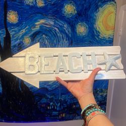 Beach Sign/nautical Decor 