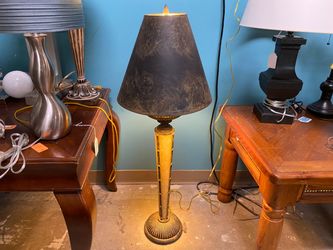 Unique Tall Metal Table Lamp