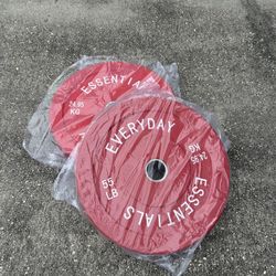 Set Of 55lbs Weight Plates