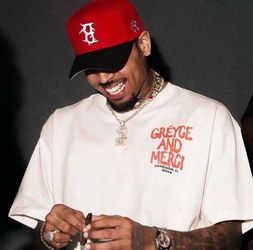 Greyce And Merci Mind At Peace 2024 Tee, Large, Chris Brown, Breezy, Sold Out!