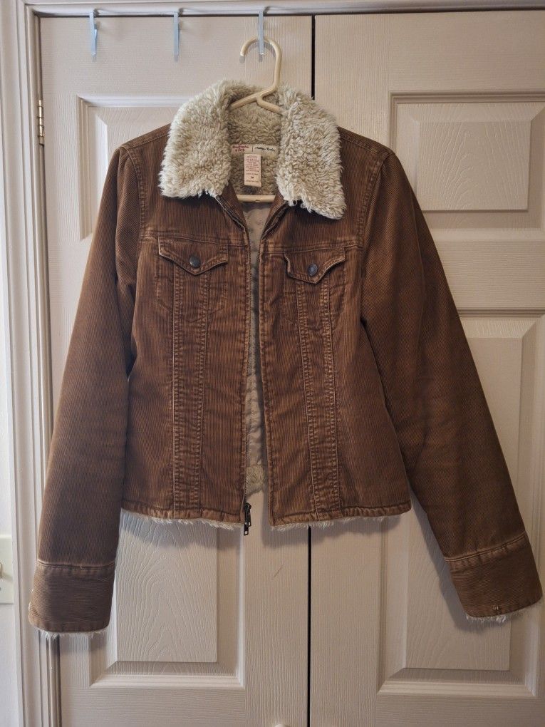 Abercrombie & Fitch Brown Corduroy Jacket