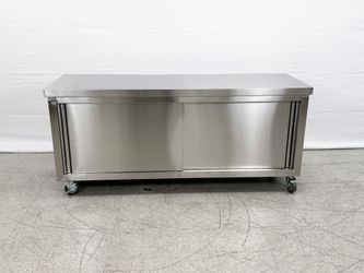 NSF 72in Stainless Steel Work Prep Table Cabinet HT-S-1800