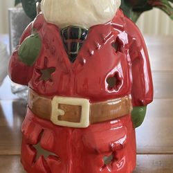  Santa Candle Holder 
