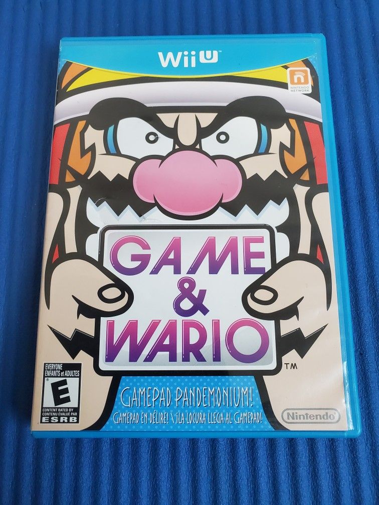 Game & Wario (Nintendo Wii U, 2013) Rare — Good Condition!