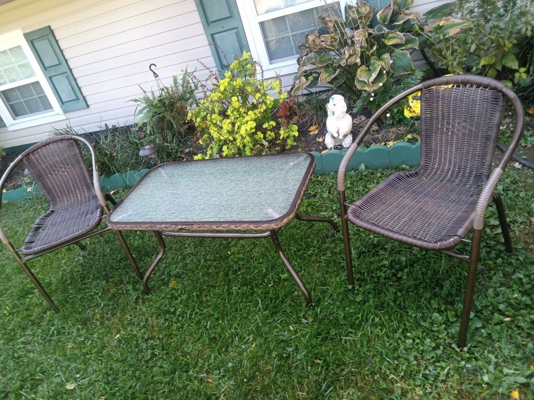 Table And Two Chairs