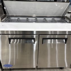 Big Sale❗️상업용 샌드위치 샐러드 준비 테이블✔️Sandwich/Salad Prep Table