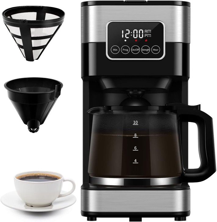 SHARDOR Coffee Maker 10-Cup Programmable Coffee Machine